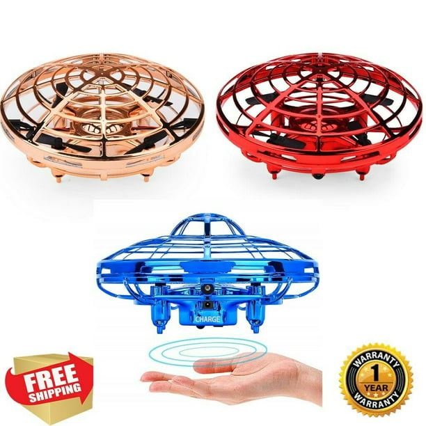 360° Mini Drone Smart UFO Aircraft for Kids Flying Toys RC Hand Control Xmas US~